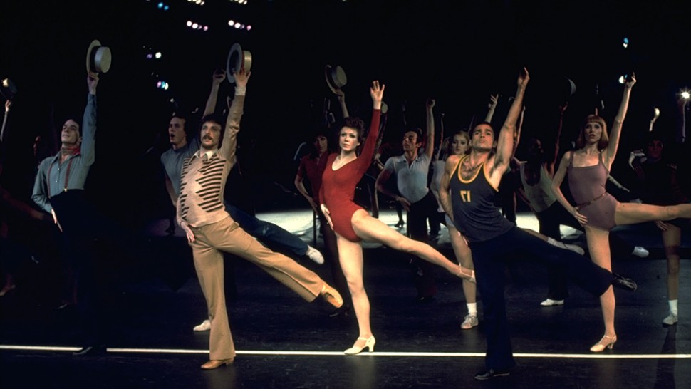 A scene from the original Broadway production of A Chorus Line.