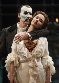 Hugh Panaro and Sierra Boggess in The Phantom of the Opera