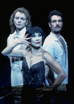 Brent Carver, Chita Rivera, and Anthony Crivello in Kiss of the Spider Woman